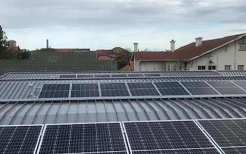 Rooftop solar installation at St Dominic's Priory College