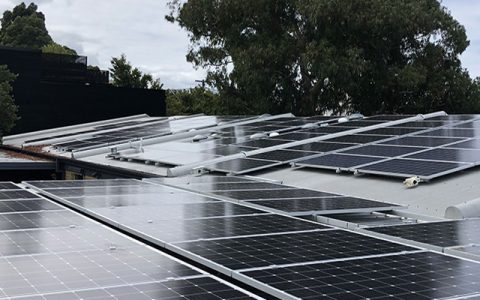 Rooftop solar installation for Hornbrook Childcare Centre